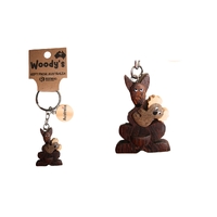 WOODY, KEYRING KANGAROO AND KOALA