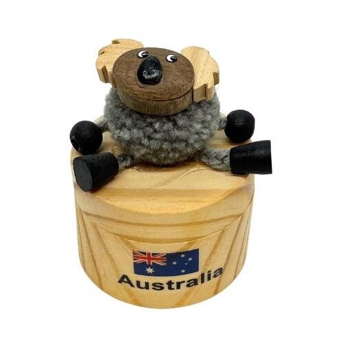 BOX WOODY'S POM POM KOALA WITH ARMS & LEGS