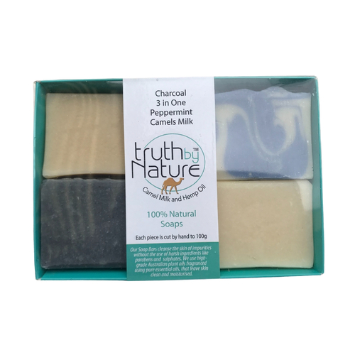 Camel Milk and Hemp Oil Pack Soaps 4 Assorted 
